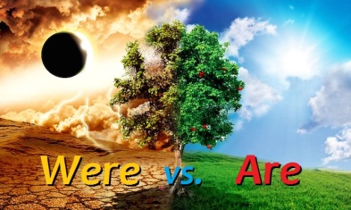 were vs. are